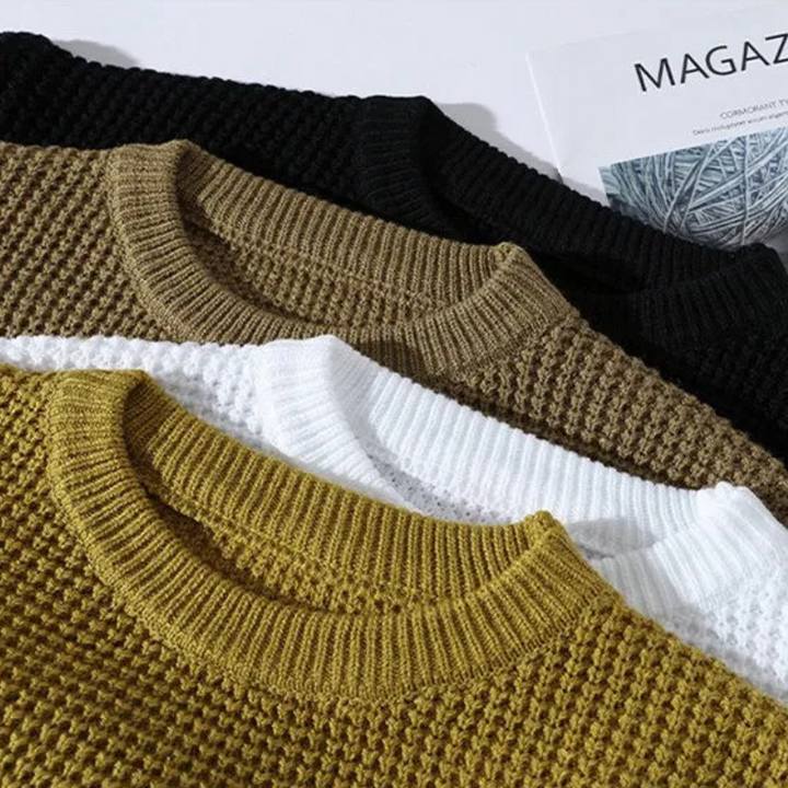Roveri ™ | Maglione in punto nido d'ape Premium