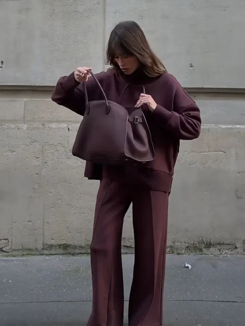 Serena - Completo coordinato di felpa dal taglio ampio